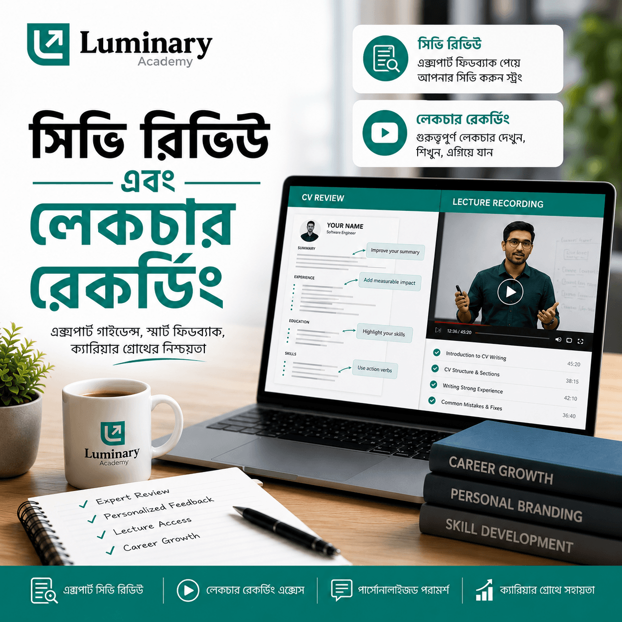 রিয়াল সিভি রিভিউ রেকর্ডিং